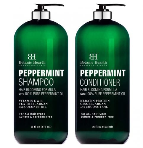 Botanic Hearth Peppermint Oil Shampoo and Conditioner for Hair Growth