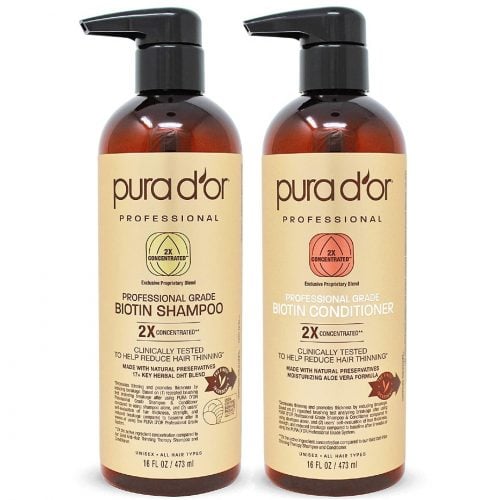 PURA D’OR Anti-Hair Thinning Shampoo & Conditioner
