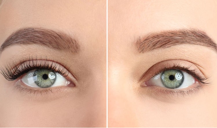 Eyelashes Growth Treatment with Almond Oil
