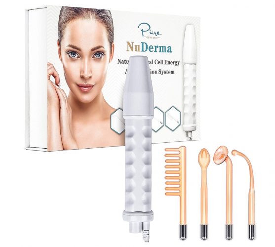 NuDerma High Frequency Skin Therapy Wand Machine