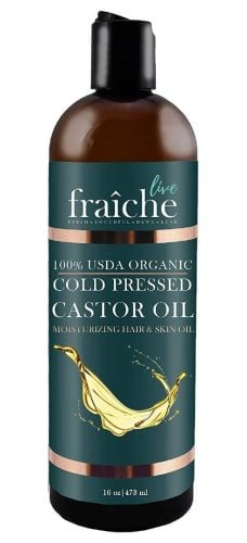 Live Fraiche USDA Organic Cold Pressed Castor Oil