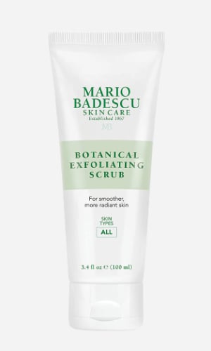 Botanical scrub for oily skin types